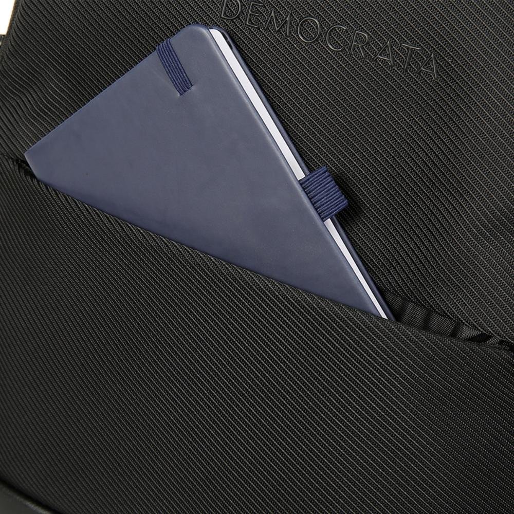 Mochila Democrata Executiva Smart Cabo USB Multicompartimentos Para Notebook MOC11902 Preto 9