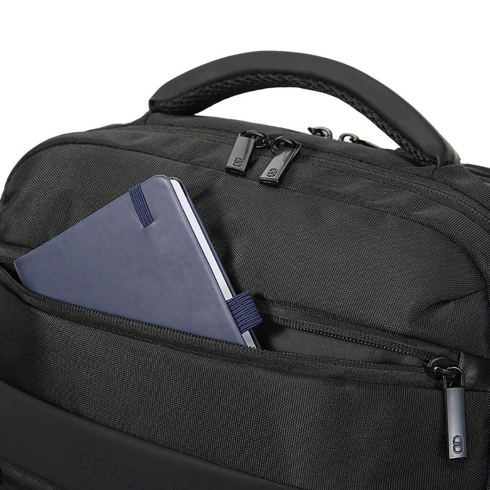 Mochila Democrata Executiva Smart Multicompartimentos Para Notebook MOC11903 Preto 8