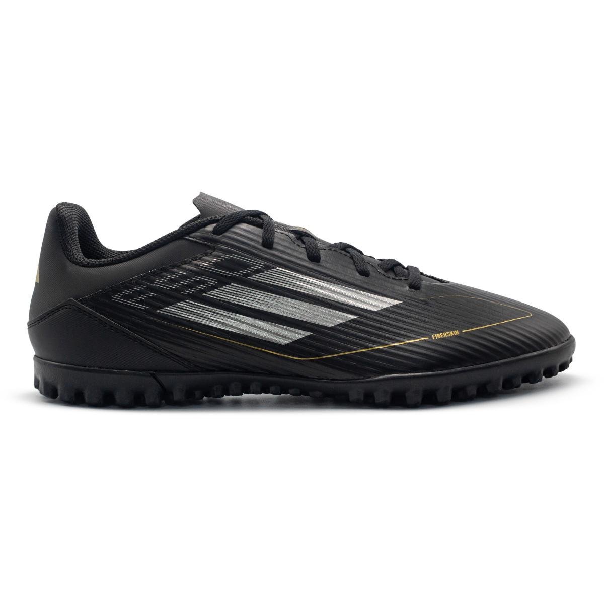 Chuteira Society Adidas F50 Club Preto/Prata 1