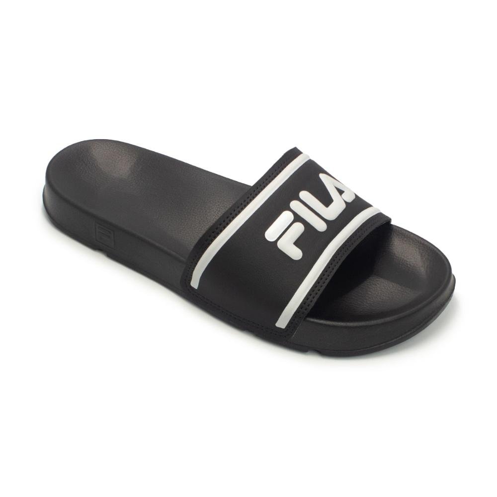 Chinelo Fila Feminino Drifter Stripes Preto/Branco 2