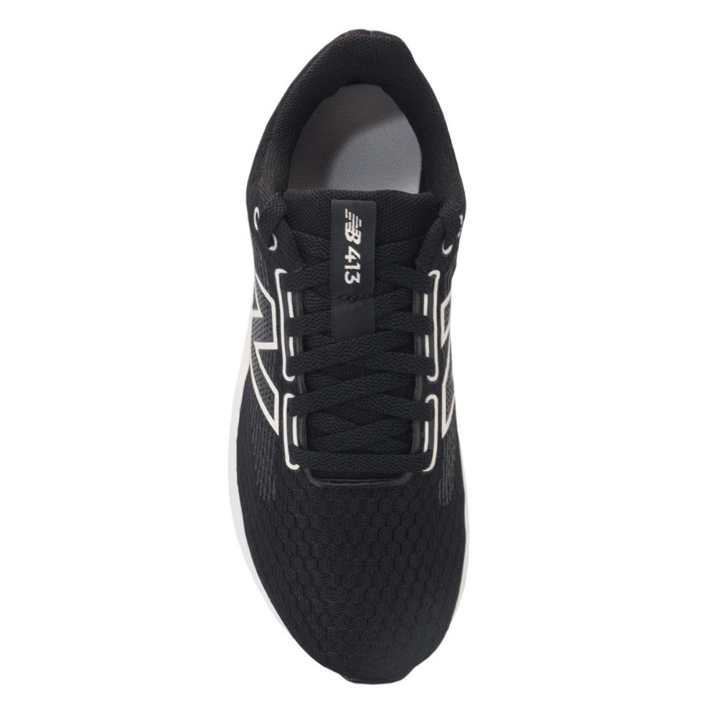 Tênis New Balance Feminino 413v3 Corrida Preto/Branco 3