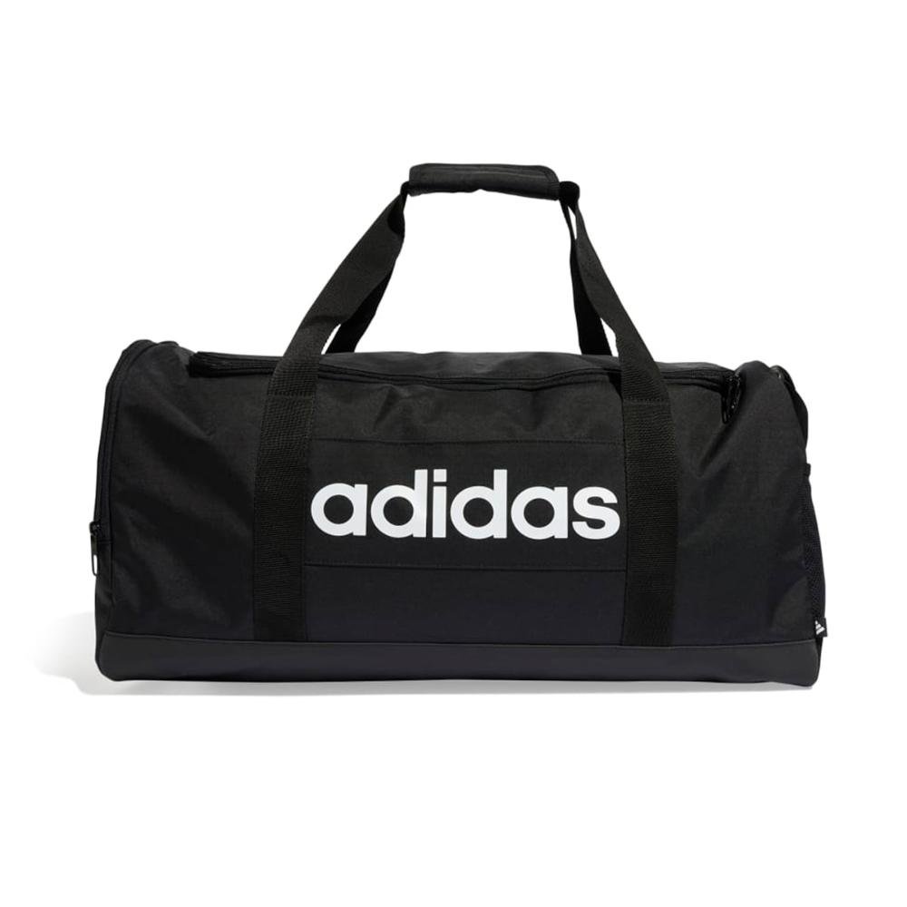 Mala Média Adidas Unissex Duffel Linear Preto
