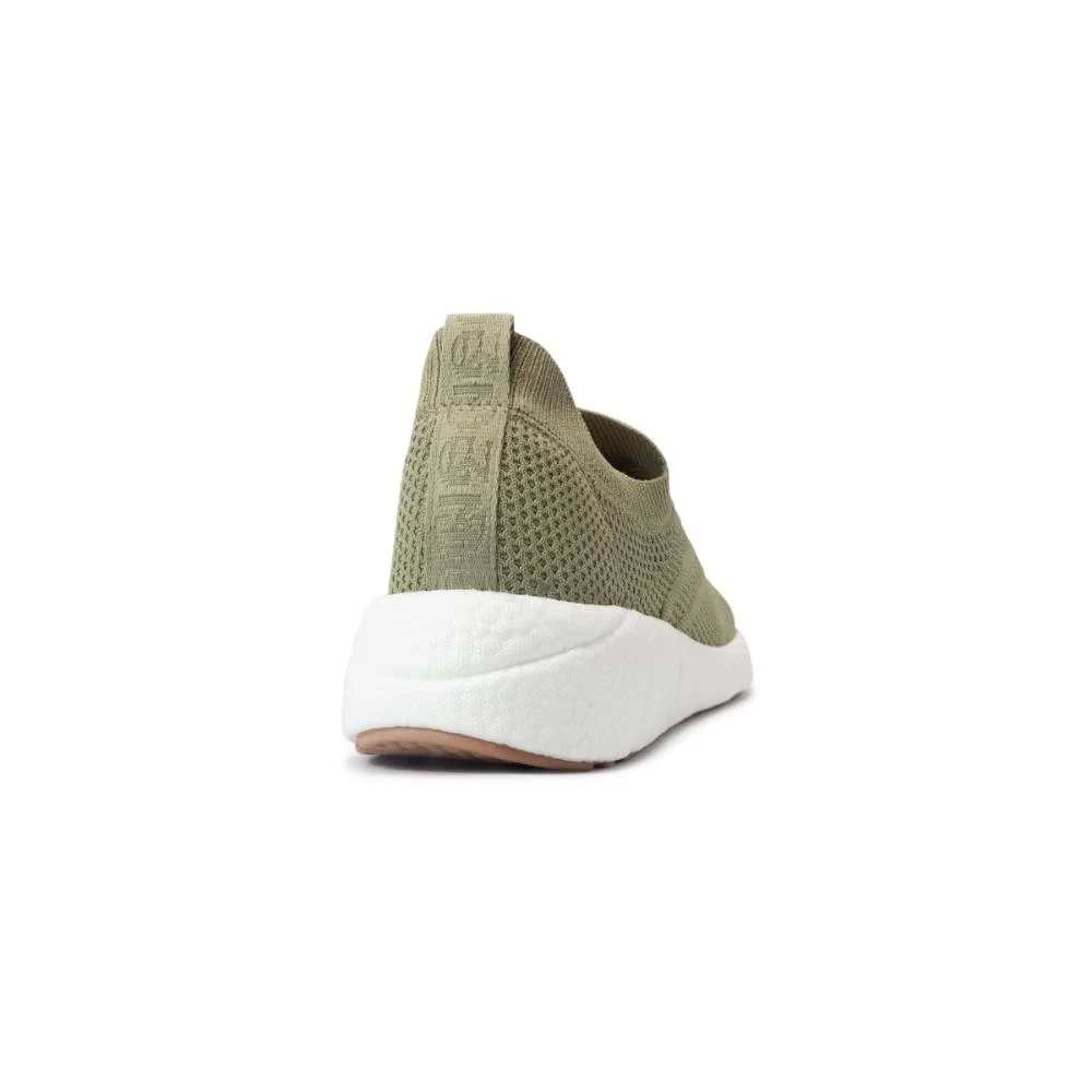 Tênis Modare Feminino Slip On Knit Adana Ultraconforto Casual 7395.101 Musgo 4