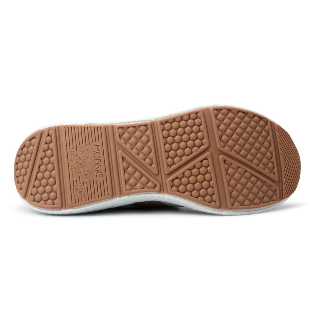 Tênis Modare Feminino Floather Nature Ultraconforto Casual 7395.107 Branco/Bege 5