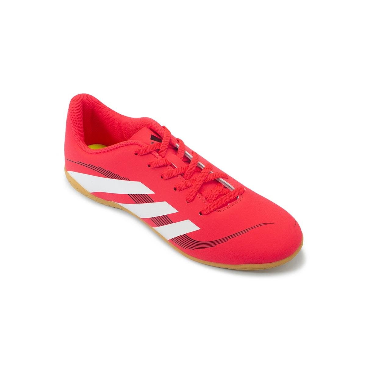 Chuteira Futsal Adidas Predator Essentials 25.5 Infantil Vermelho 2