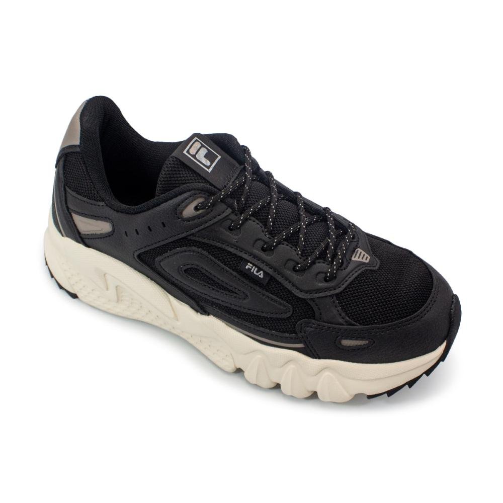 Tênis Fila Masculino Venture Tracer 2 Casual Preto/Bege 2