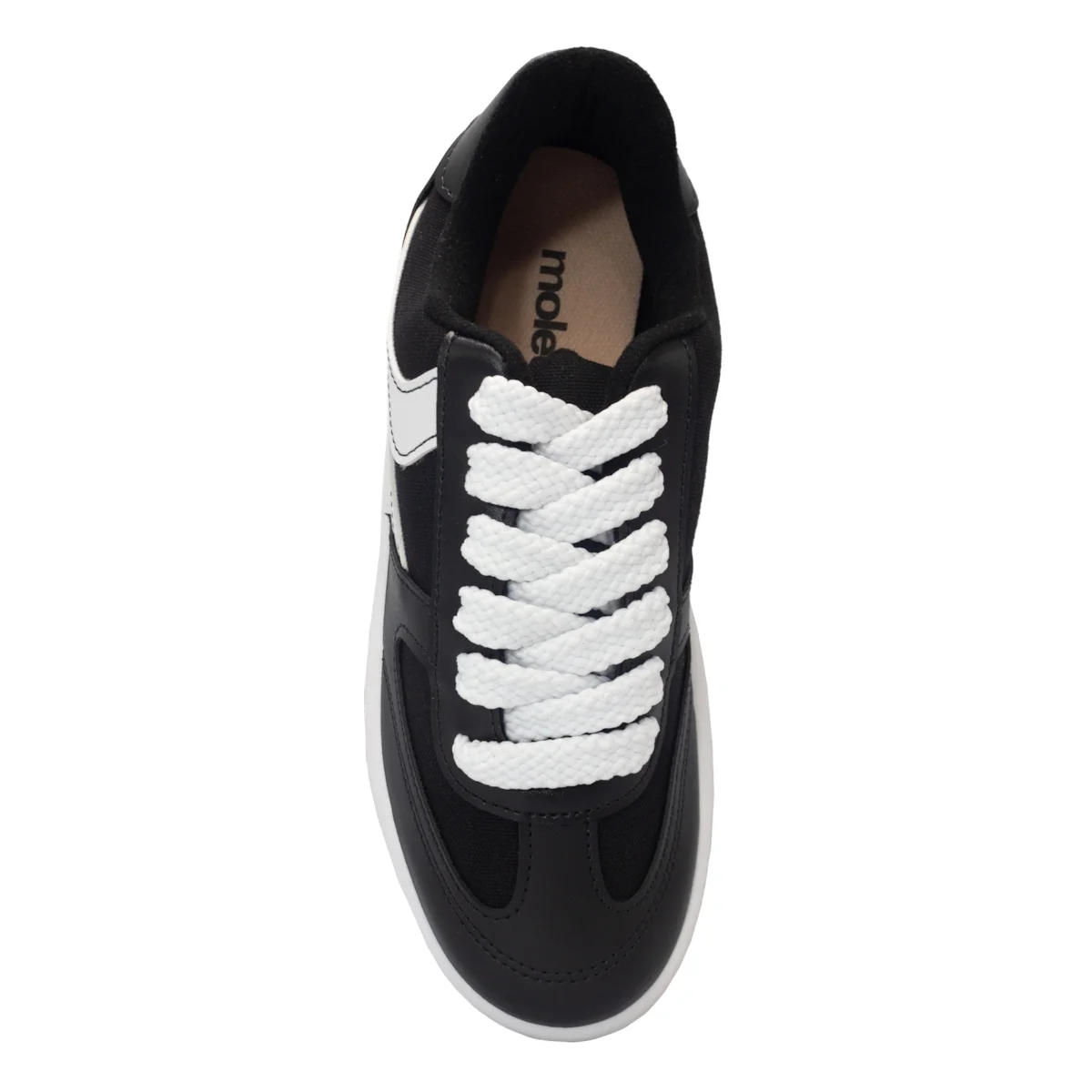 Tênis Moleca Feminino Lona Sider Napa Sardenha Neo 5791.113 Preto/Branco 3