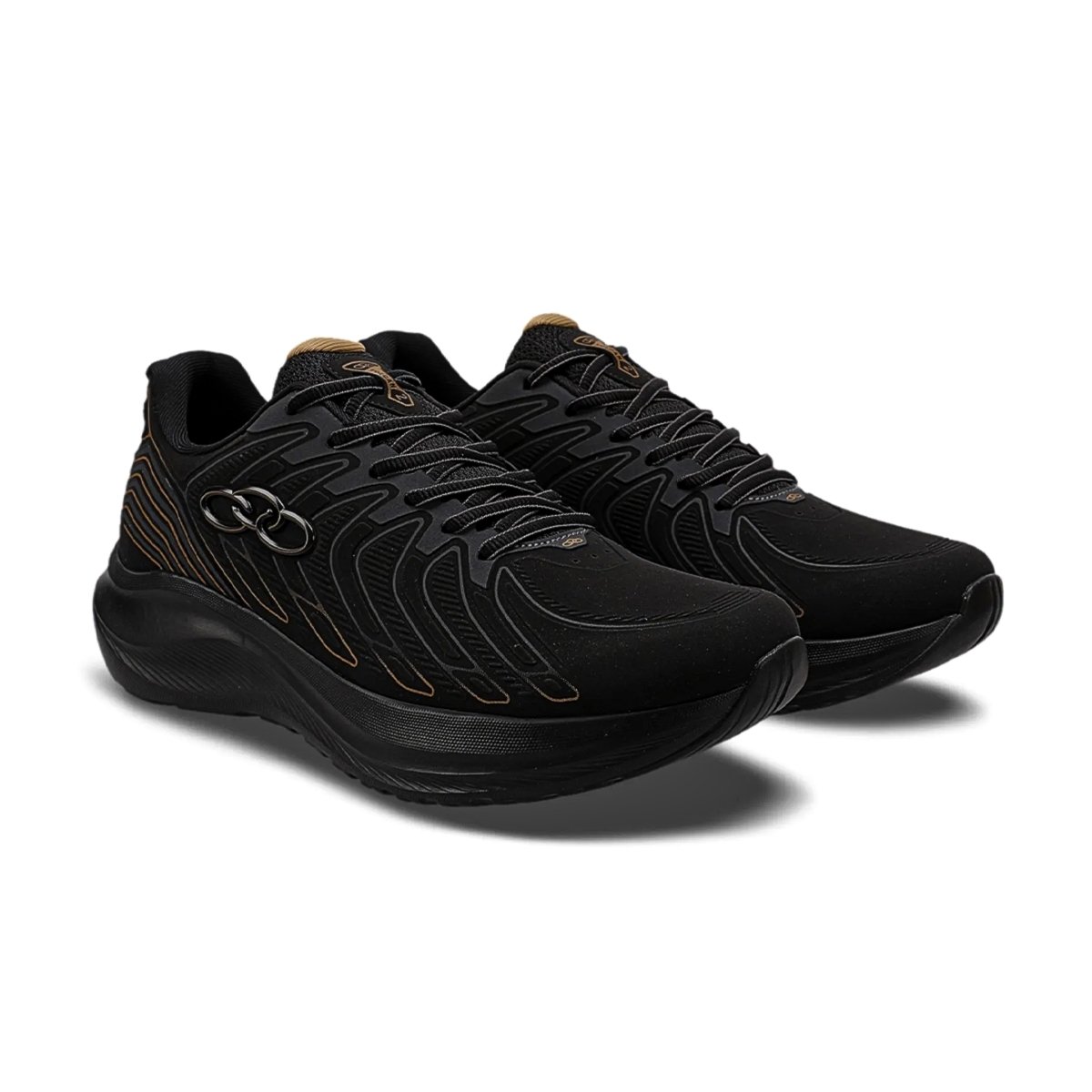 Tênis Olympikus Masculino Volcan 2 Treino Preto/Dourado 2