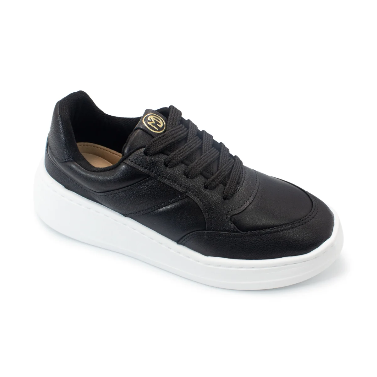 Tênis Modare Feminino Np Suprema Ultraconforto Casual Preto/Branco 2