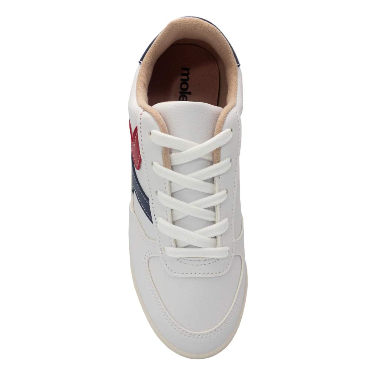 Tênis Moleca Feminino Np Floather Classic Neo 5818.101 Branco/Marinho 3