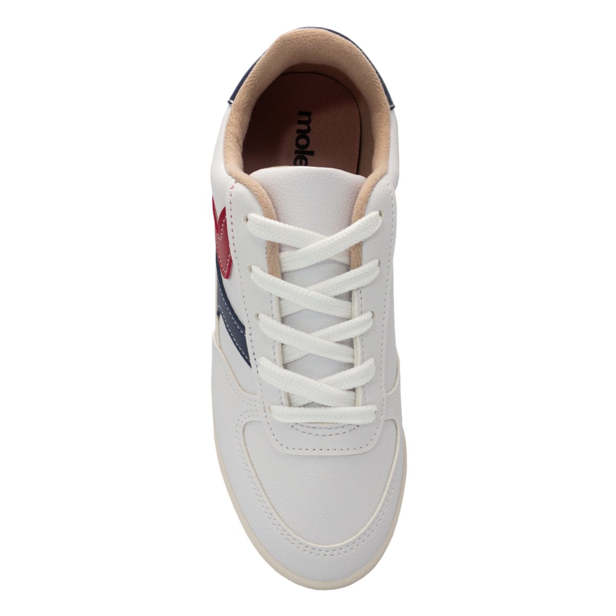 Tênis Moleca Feminino Np Floather Classic Neo 5818.101 Branco/Marinho 3