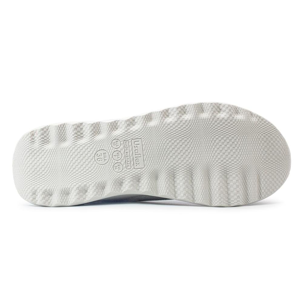 Tênis Usaflex Feminino Couro Casual UC0702 Branco 5