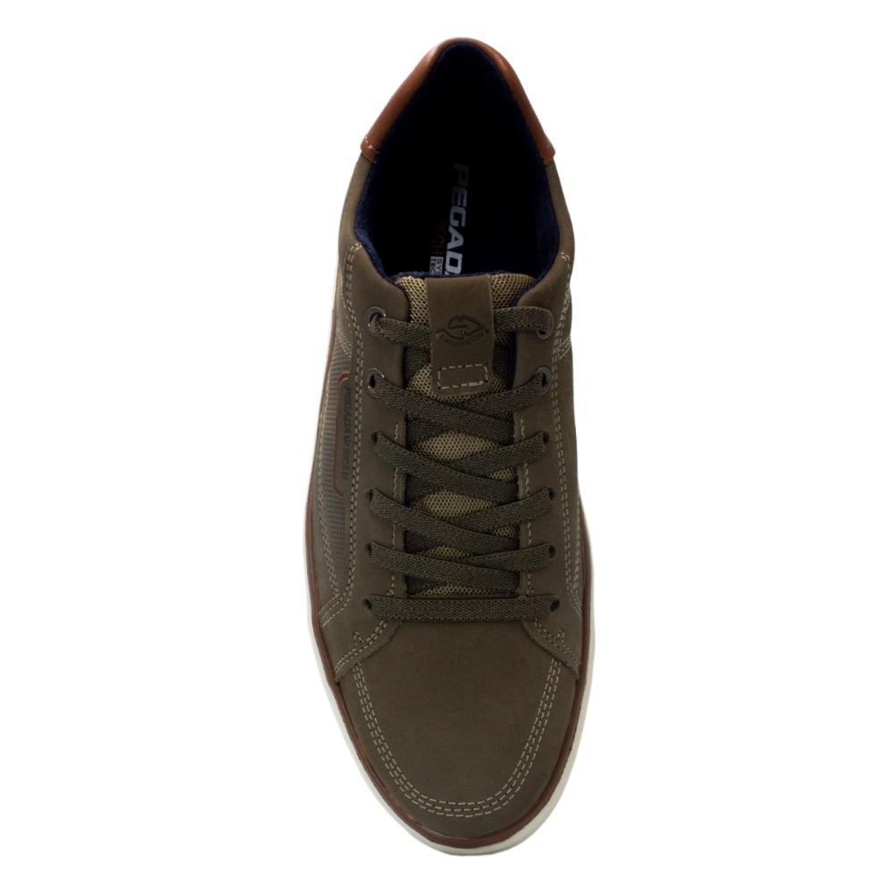 Sapatênis Pegada Masculino em Couro Nobuk Oil Casual 110933 Marrom 3