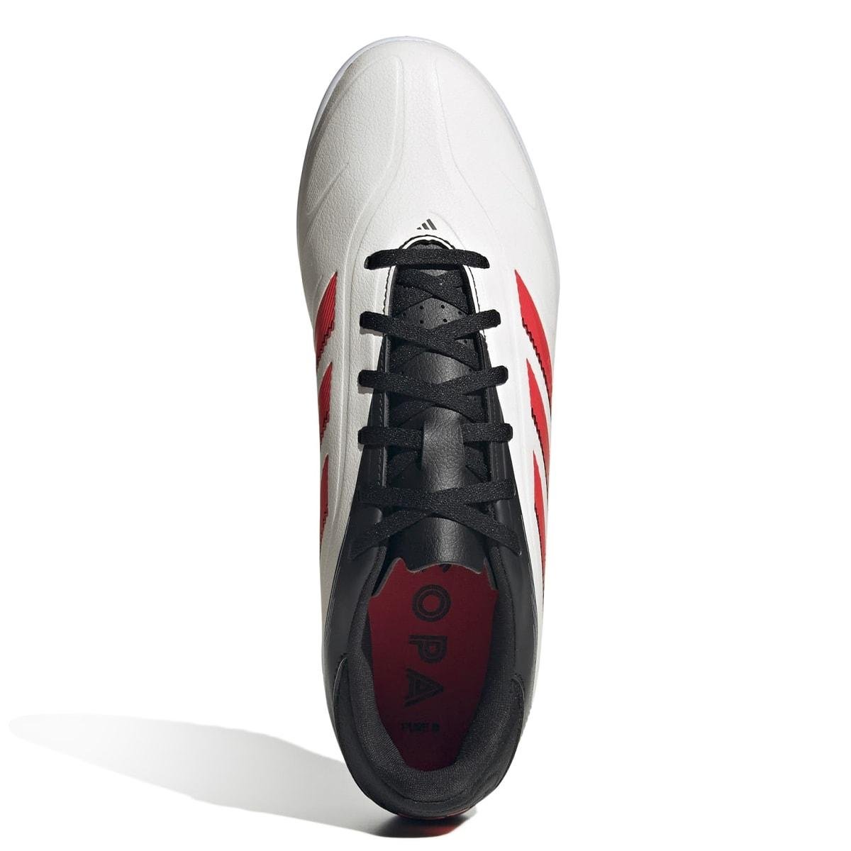 Chuteira Society Adidas Unissex Copa Pure lll Club Branco/Vermelho
