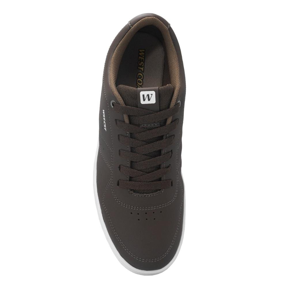 Tênis West Coast Masculino WC 141 City Marrom Escuro 3