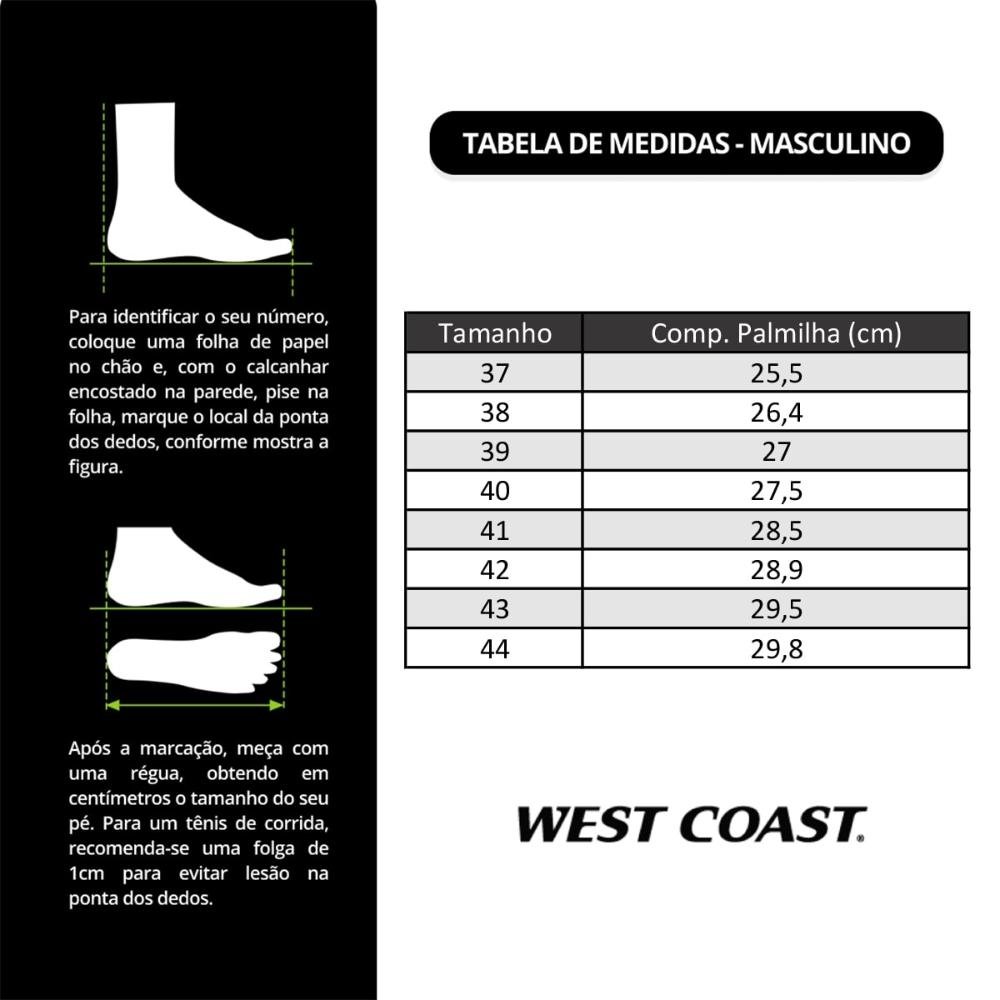 Tênis West Coast Masculino WC 141 City Marrom Escuro 6