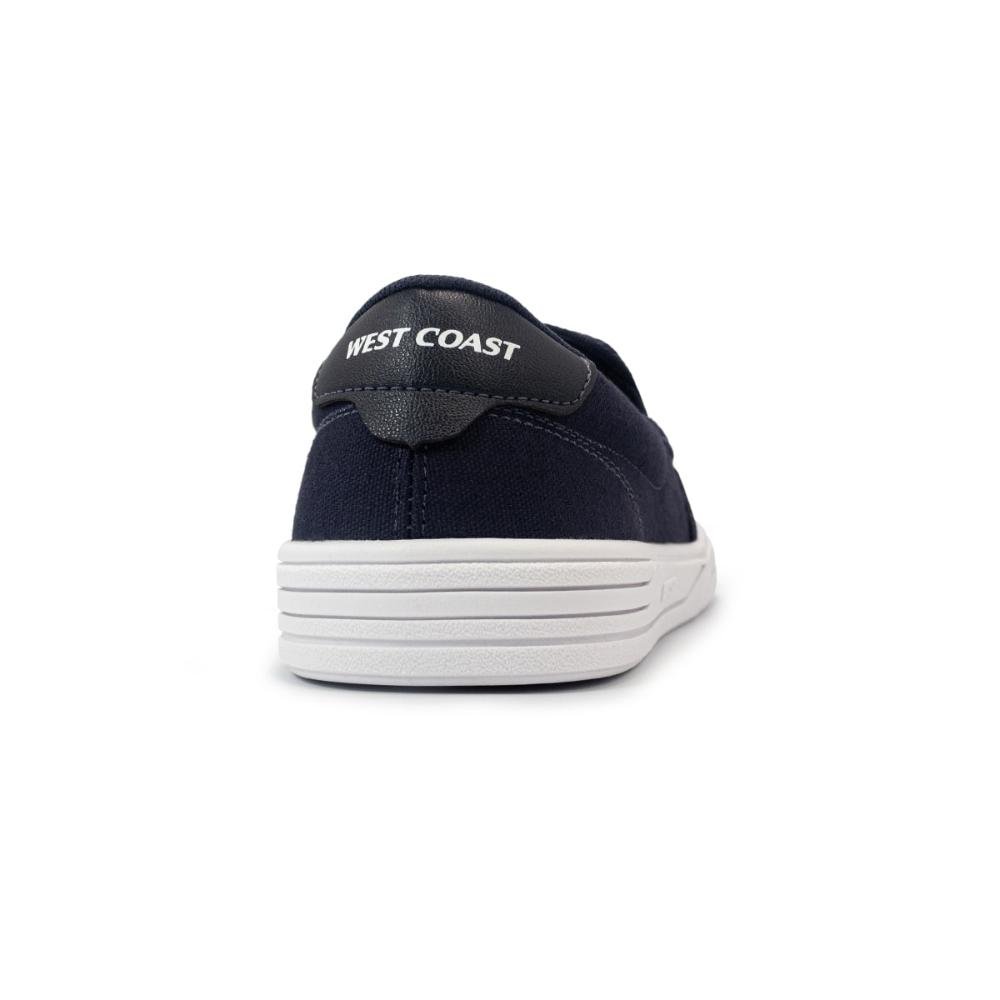 Tênis West Coast Masculino Slip On WC 110 Cult Marinho/Branco 2