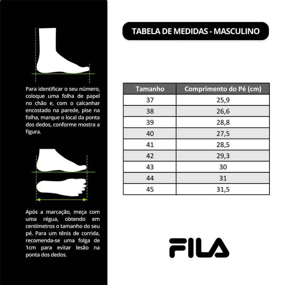 Tênis Fila Masculino Precision Quadra Branco 6