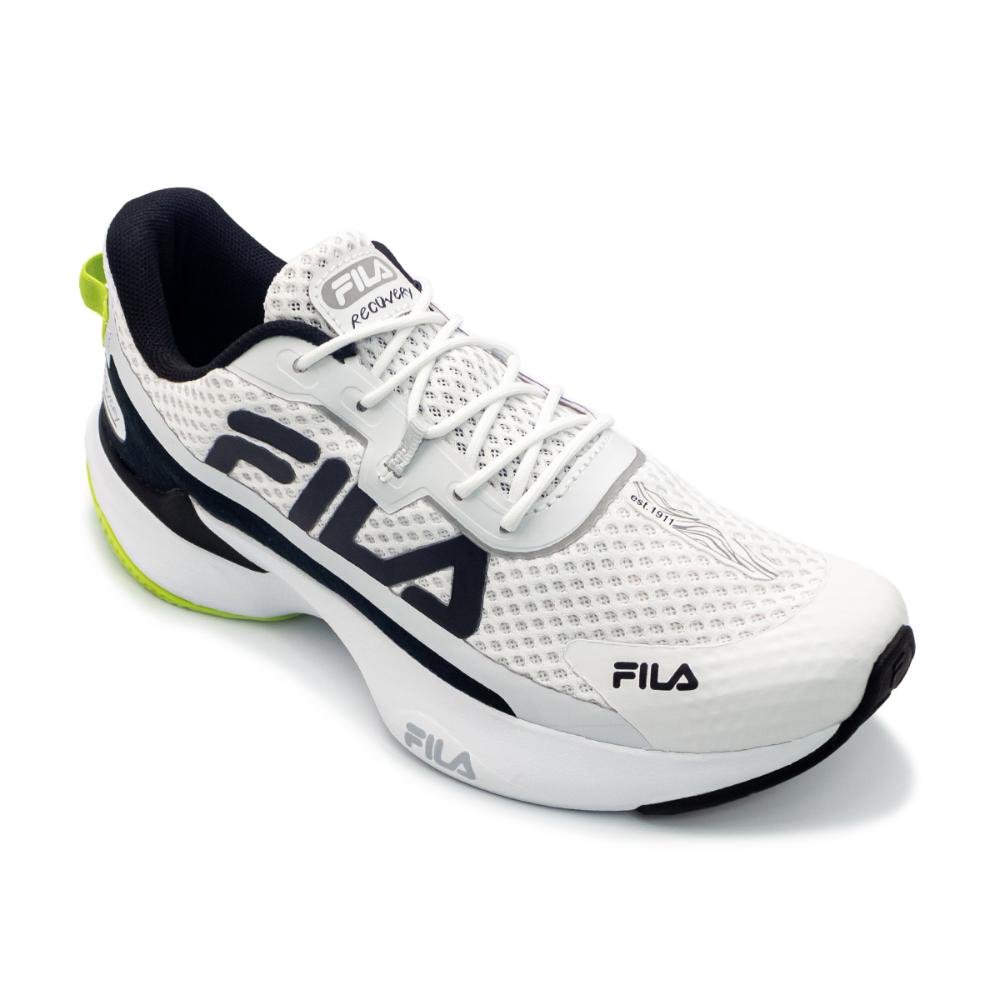 Tênis Fila Masculino Recovery Branco/Preto 2