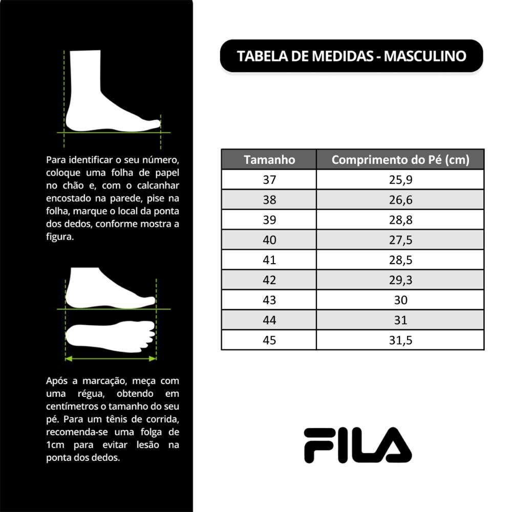 Tênis Fila Masculino Recovery Branco/Preto 6