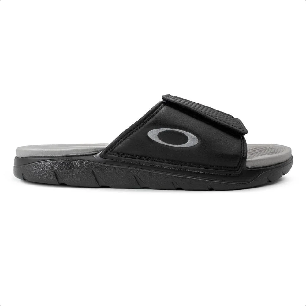 Sandália Oakley Masculina Casual Break Preto/Cinza 3