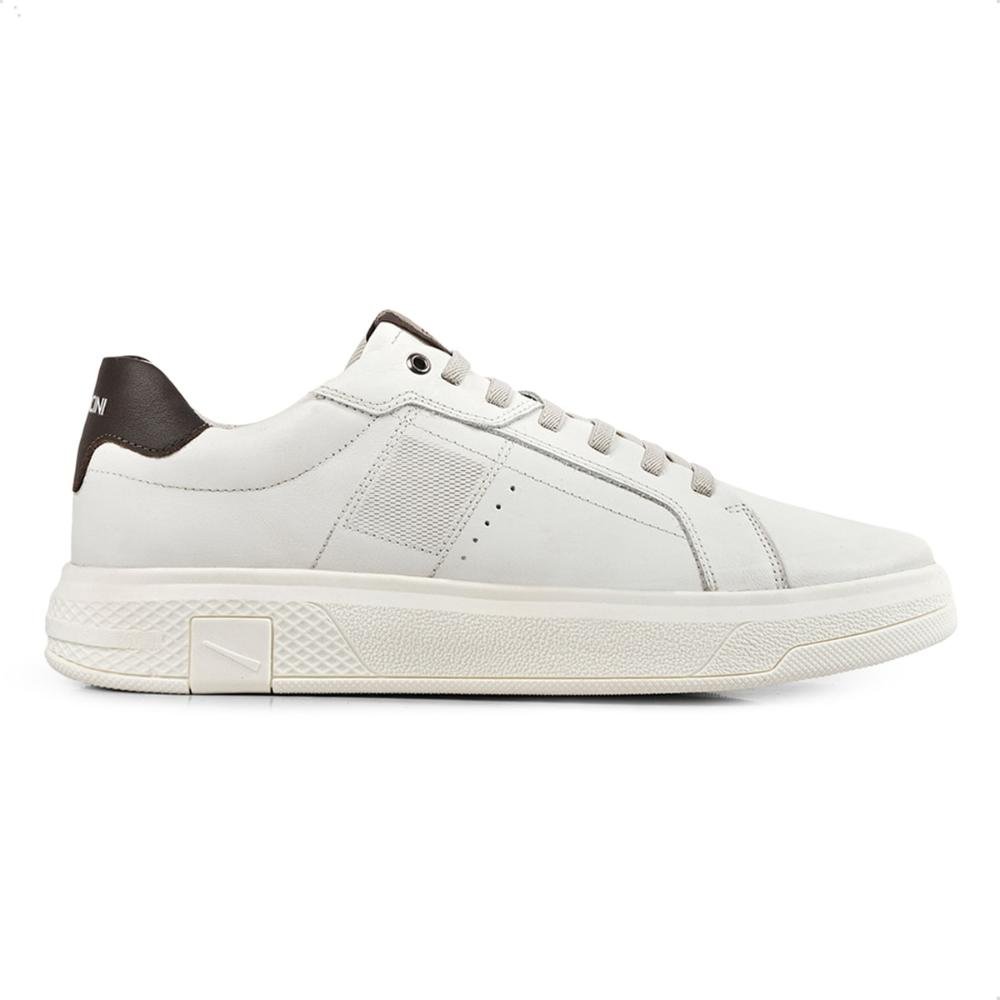 Tênis de Couro Ferracini Masculino Dream 9060-683 Branco