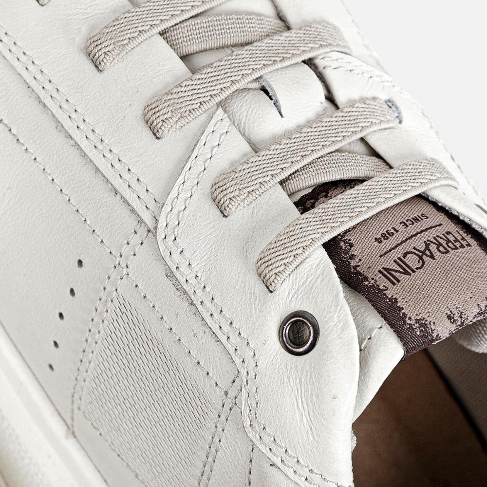 Tênis de Couro Ferracini Masculino Dream 9060-683 Branco
