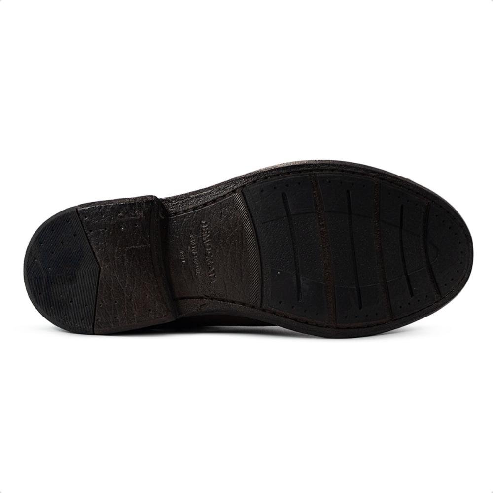 Bota de Couro Democrata Masculina Garage Dust Cano Curto 626103 Marrom 2