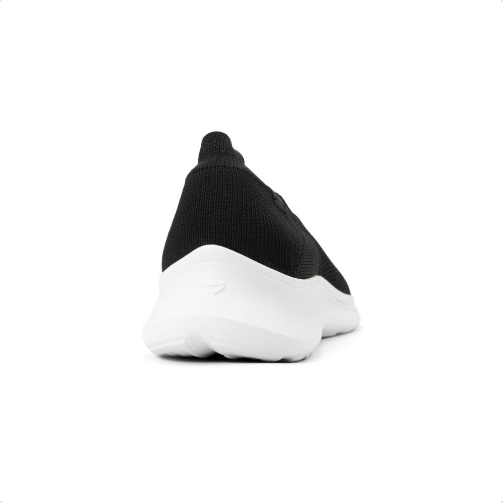 Tênis Rainha Slip On Feminino Charm Preto/Branco 4
