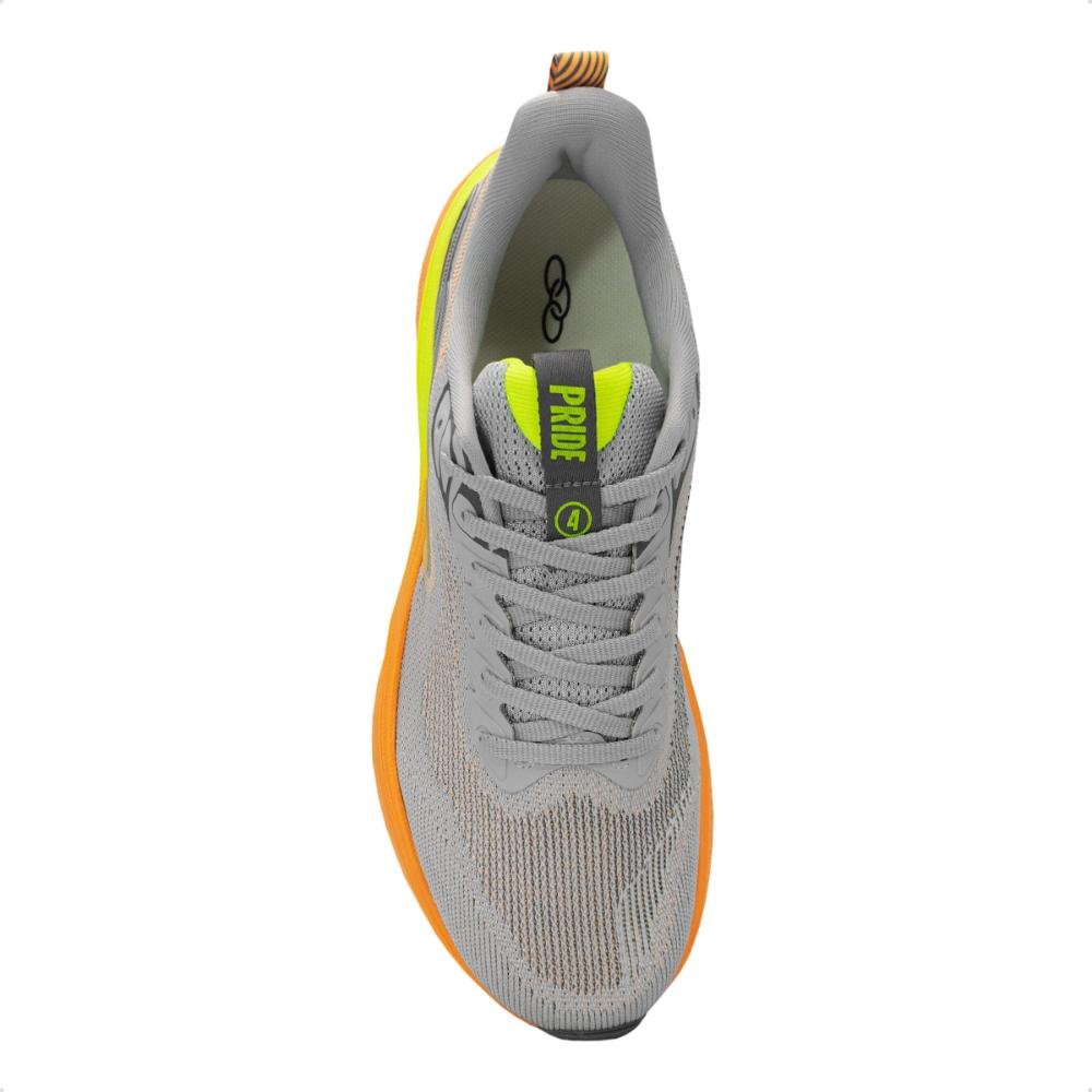 Tênis Olympikus Masculino Pride 4 Cinza/Laranja 3