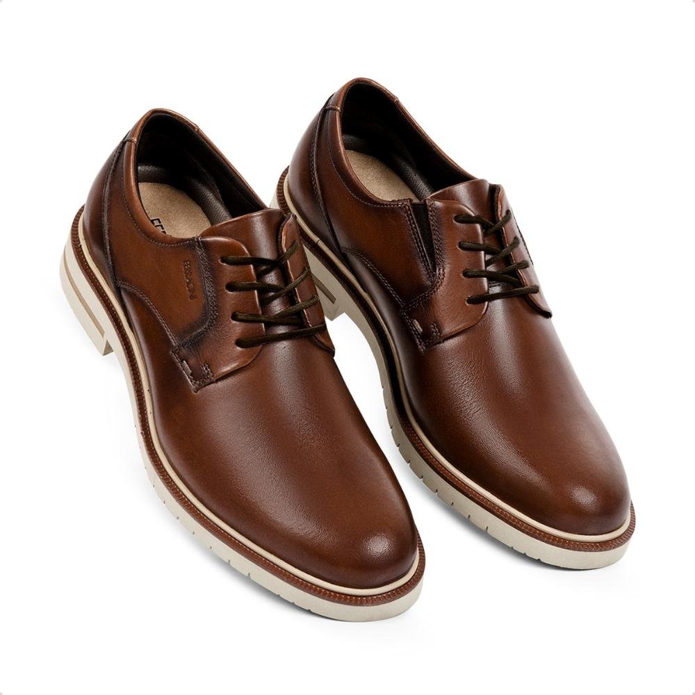 Sapato de Couro Ferracini Masculino Firenze 5436-704 Marrom 2
