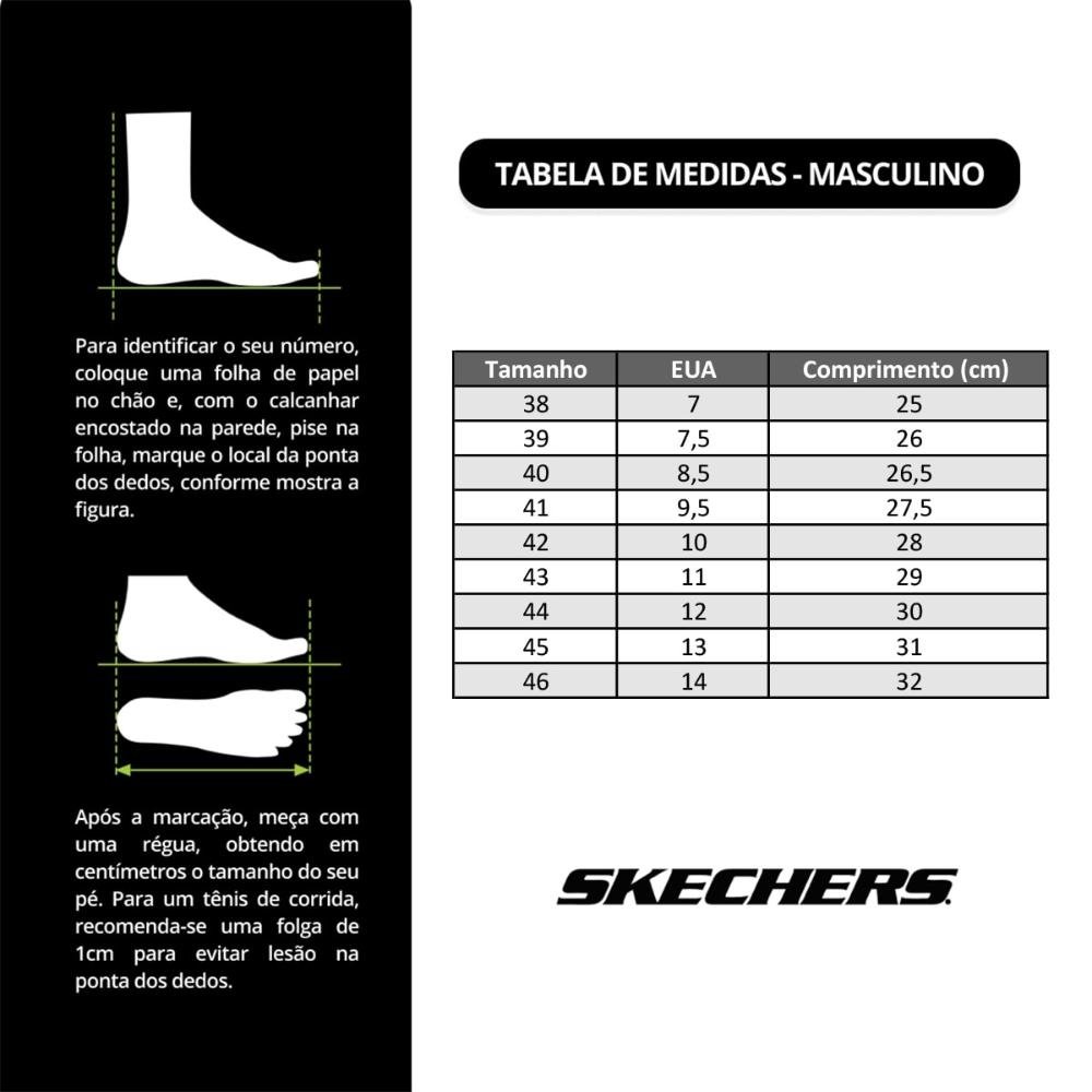 Tênis Skechers Masculino Slip On Go Walk 6 Treino Preto/Grafite 6
