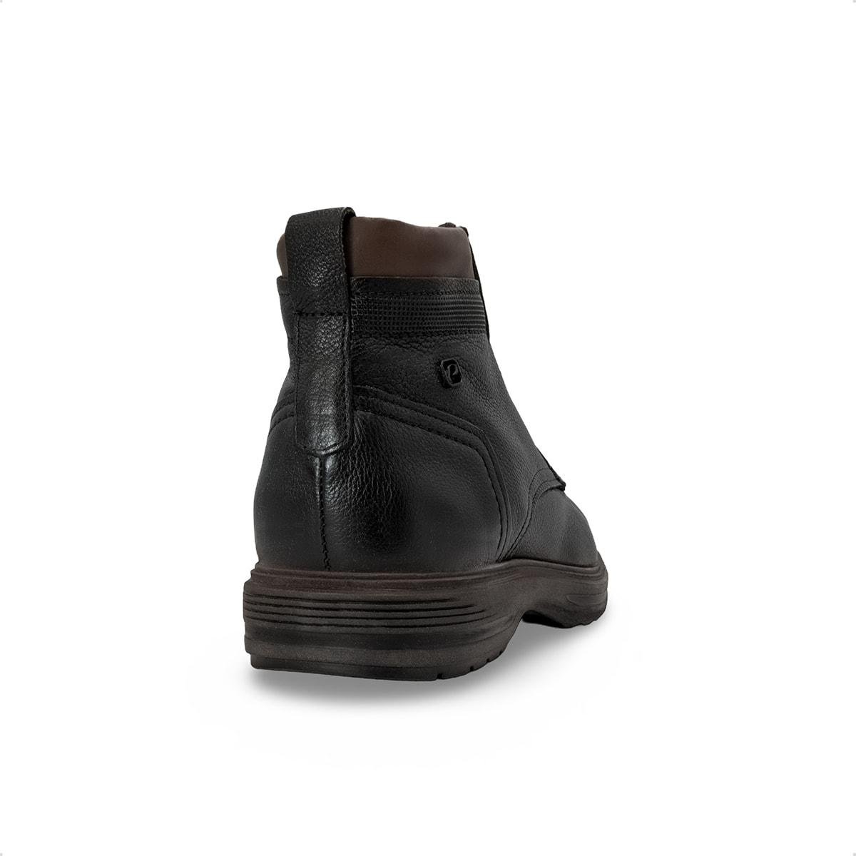 Bota Pegada Masculino em Couro Toronto 181802 Preto 4