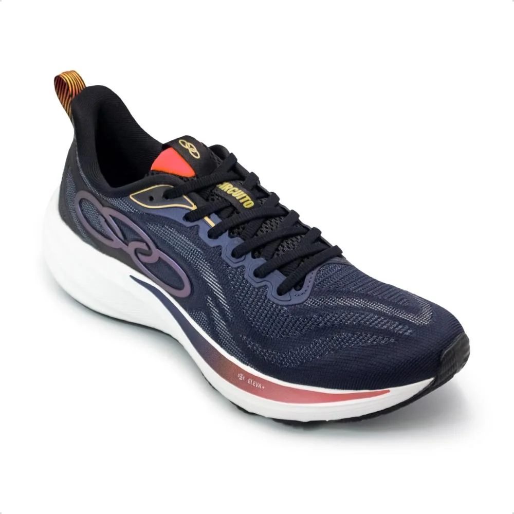 Tênis Olympikus Unissex Circuito Corrida Marinho/Laranja 2
