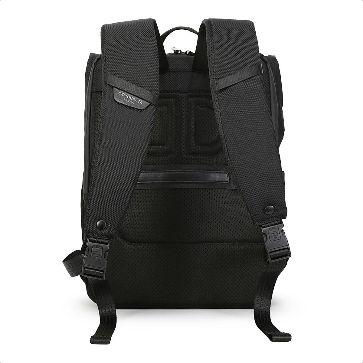 Mochila Democrata Executiva Smart Multicompartimentos Para Notebook MOC11901 Preto 2