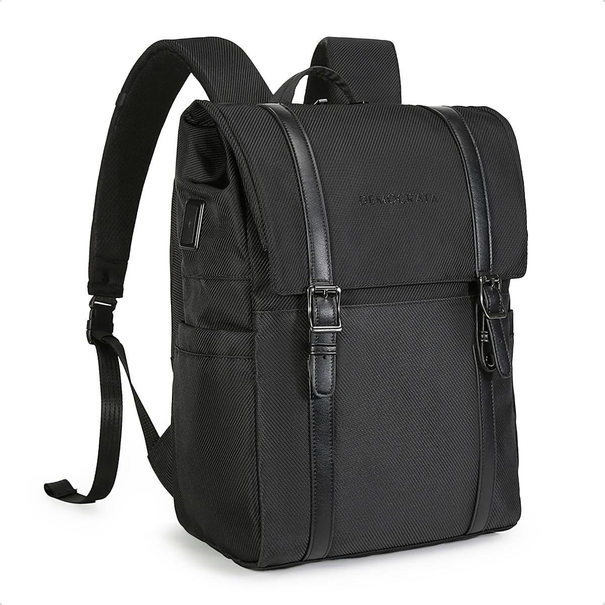 Mochila Democrata Executiva Smart Multicompartimentos Para Notebook MOC11901 Preto 3