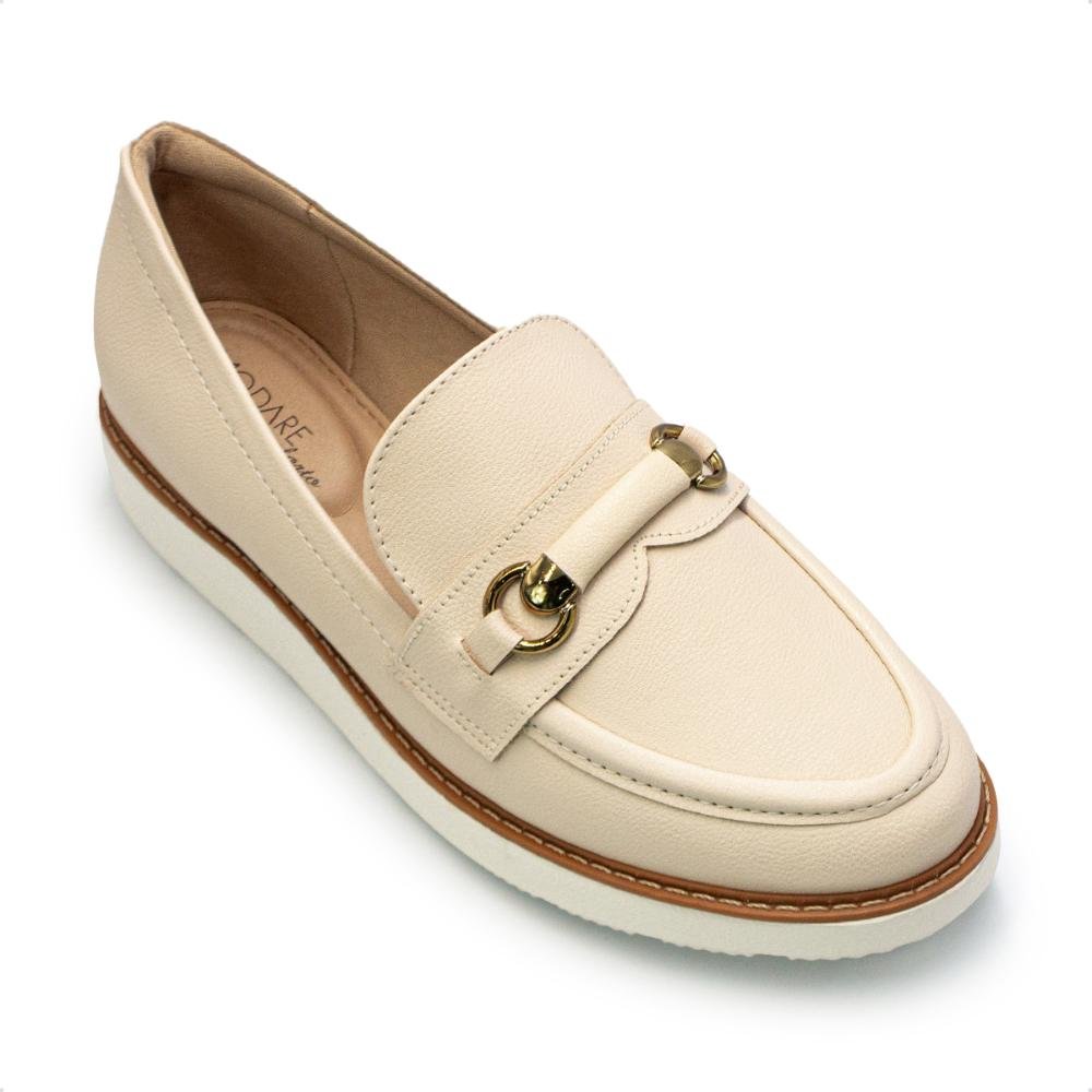Mocassim Modare Feminino Napa Floather Nature 7400.103 Areia 2