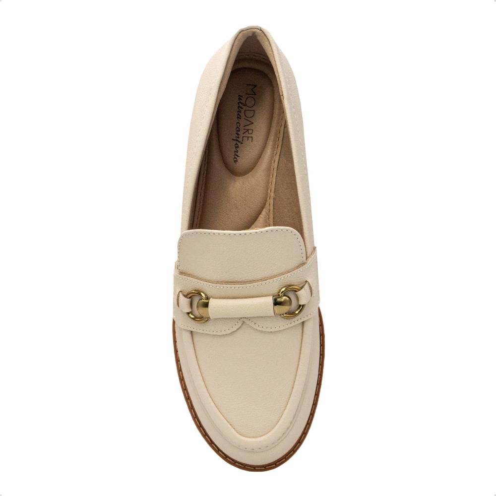 Mocassim Modare Feminino Napa Floather Nature 7400.103 Areia 3