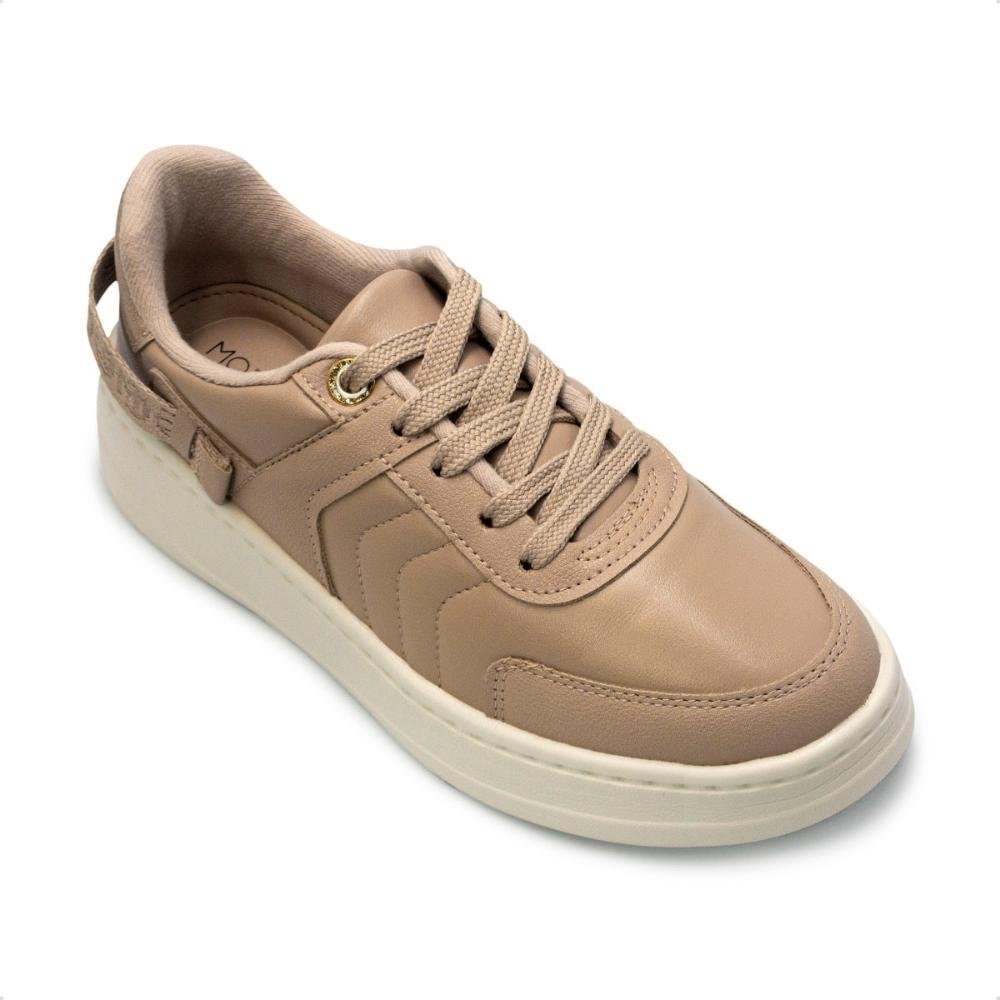 Tênis Feminino Modare Napa Ultraconforto 7402.105 Bege/Dourado 2
