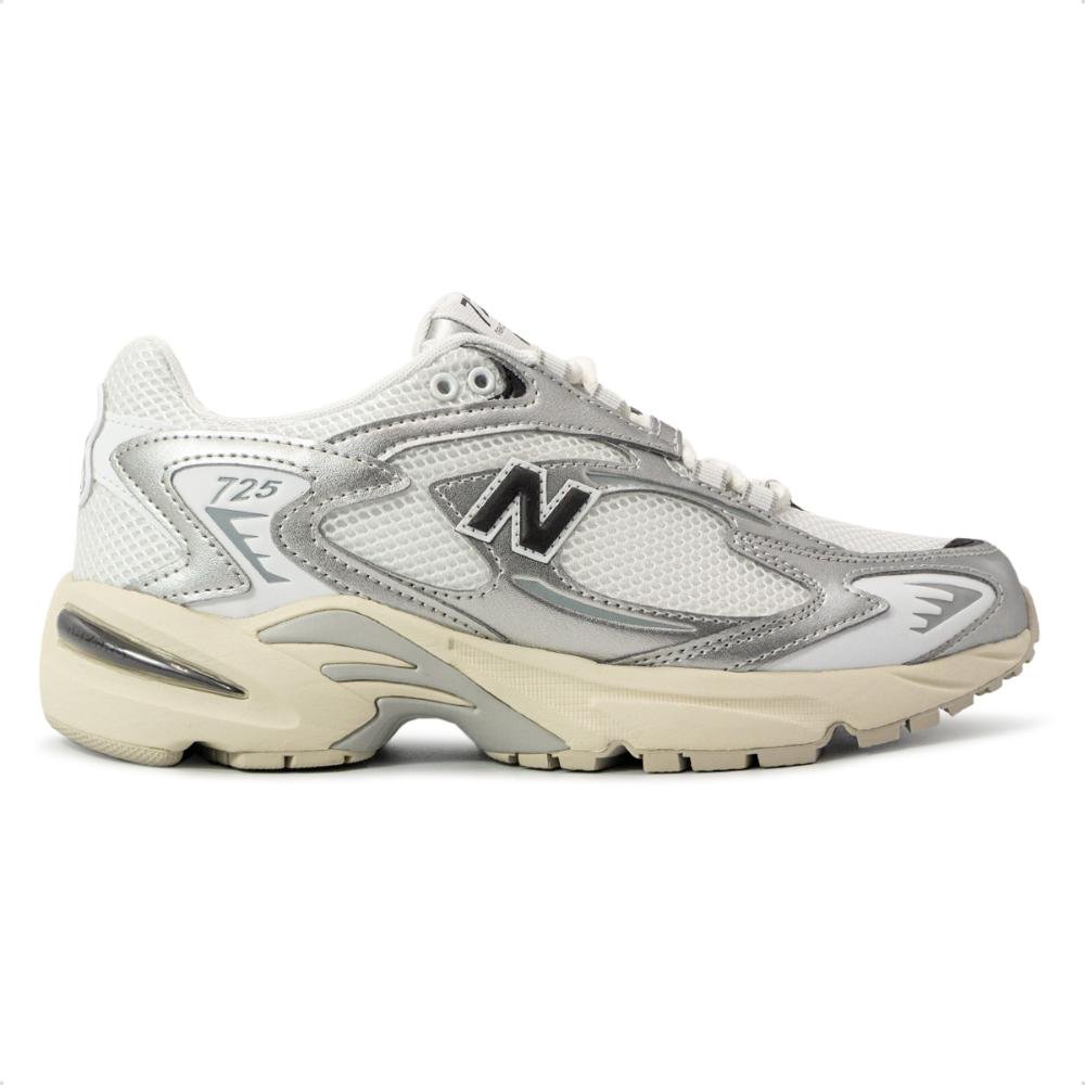 Tênis New Balance Unissex 725 Branco/Prata 1