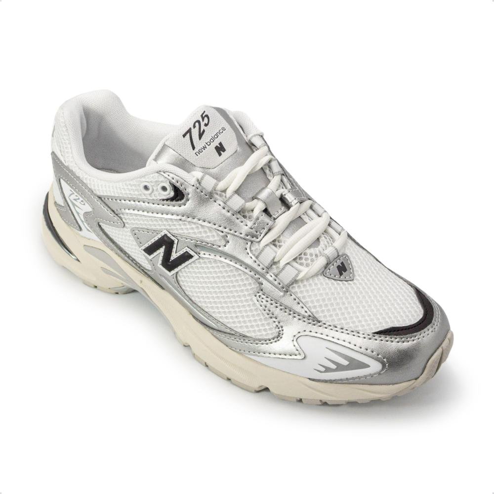 Tênis New Balance Unissex 725 Branco/Prata 2