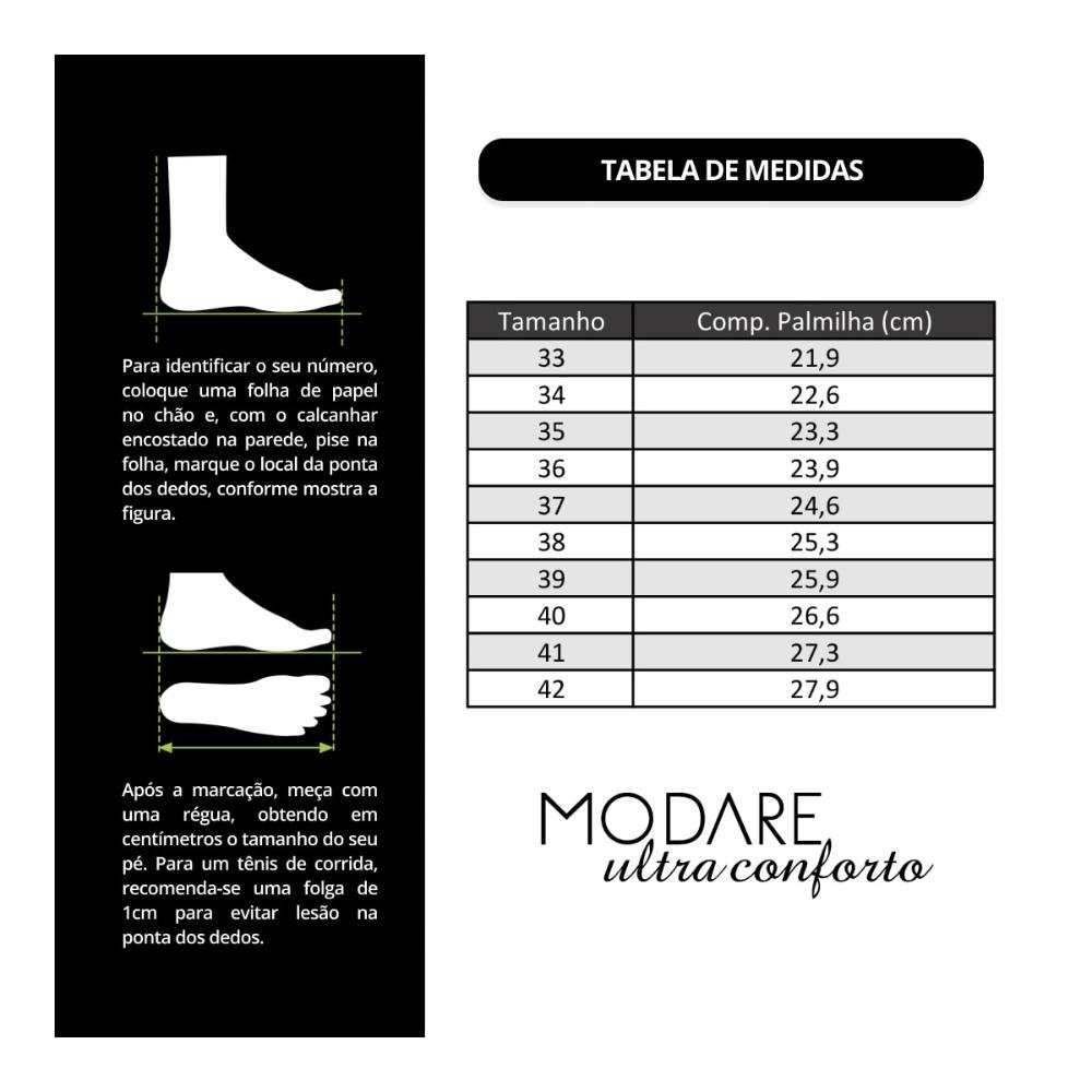 Sandália Modare Feminina Ultraconforto Napa Floather 7174.121 Dourado 6