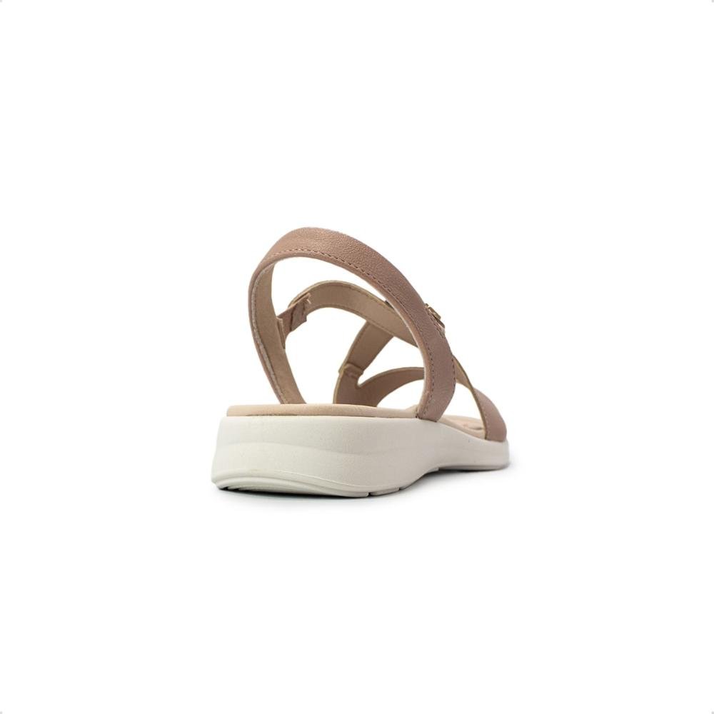 Sandália Modare Feminina Ultraconforto Napa Floather 7174.121 Nude 4