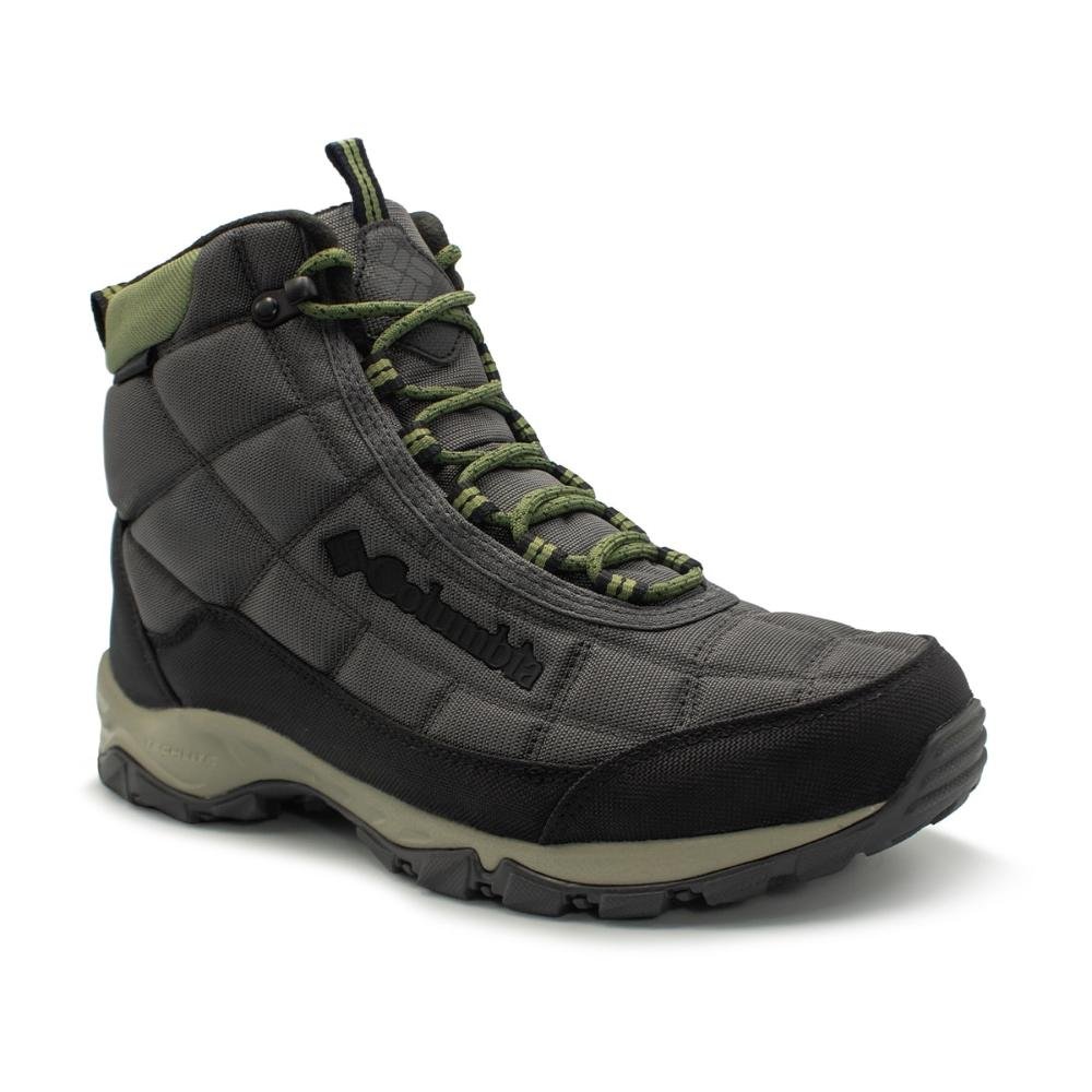 Bota Columbia Masculina Firecamp Waterproof Grafite/Verde 2