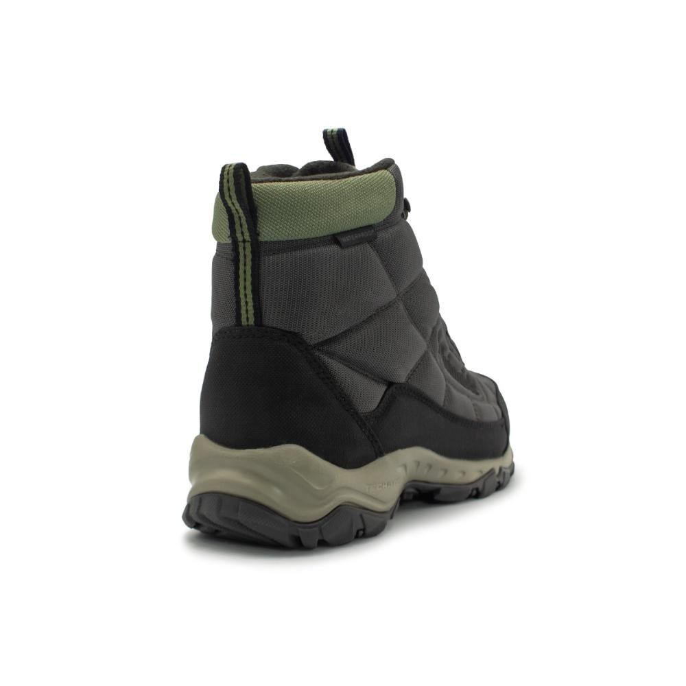Bota Columbia Masculina Firecamp Waterproof Grafite/Verde 4
