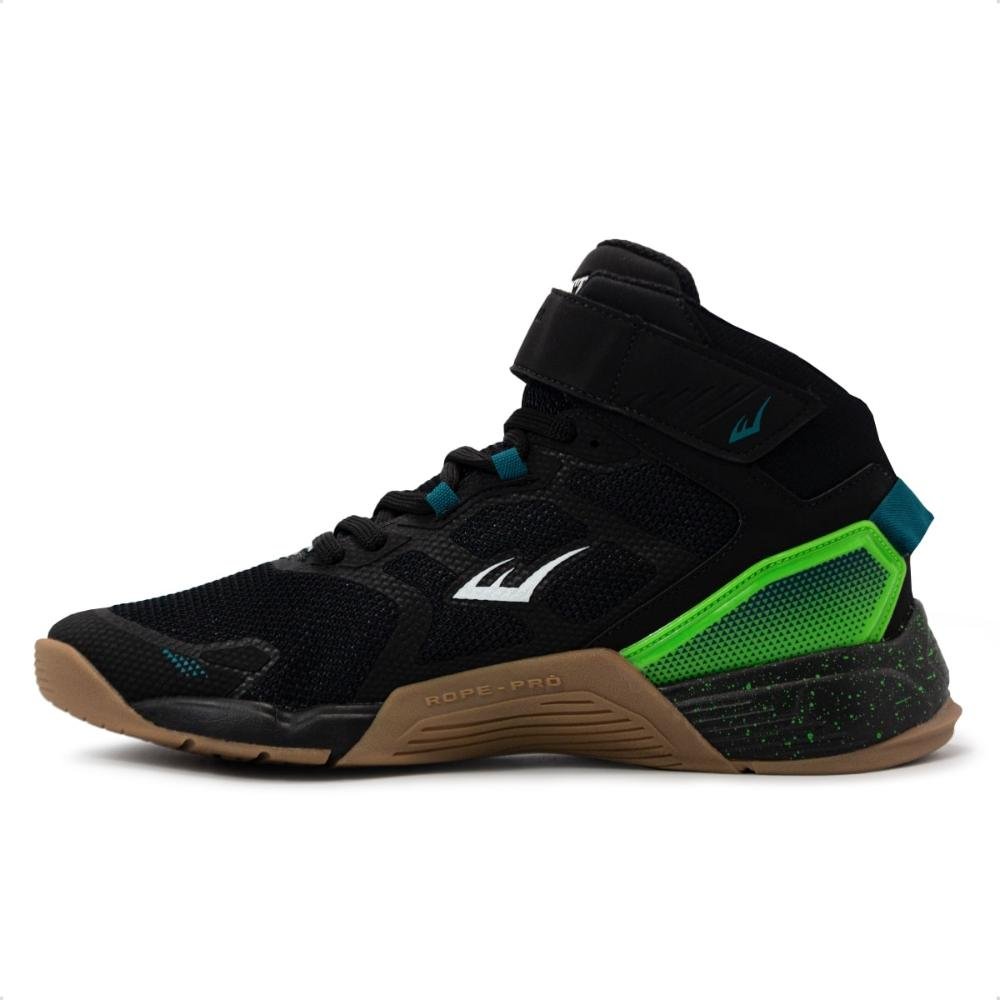 Tênis Everlast Masculino Monster 4 Preto/Verde 4