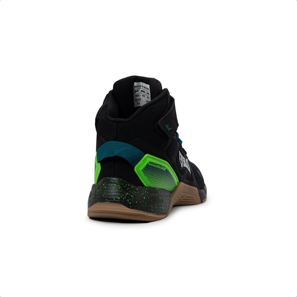 Tênis Everlast Masculino Monster 4 Preto/Verde 5