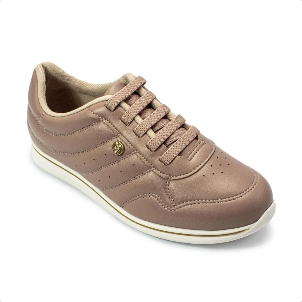 Tênis Modare Feminino Napa Suprema Ultraconforto Casual 7358.235 Rosa Antigo 2