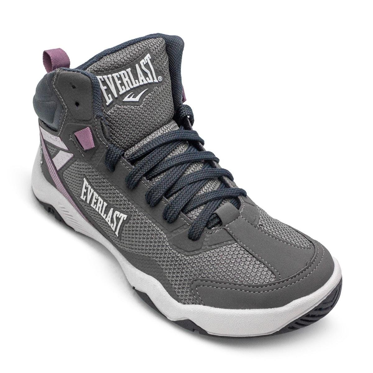 Tênis Everlast Feminino Strike 4 Cinza/Lilás 2