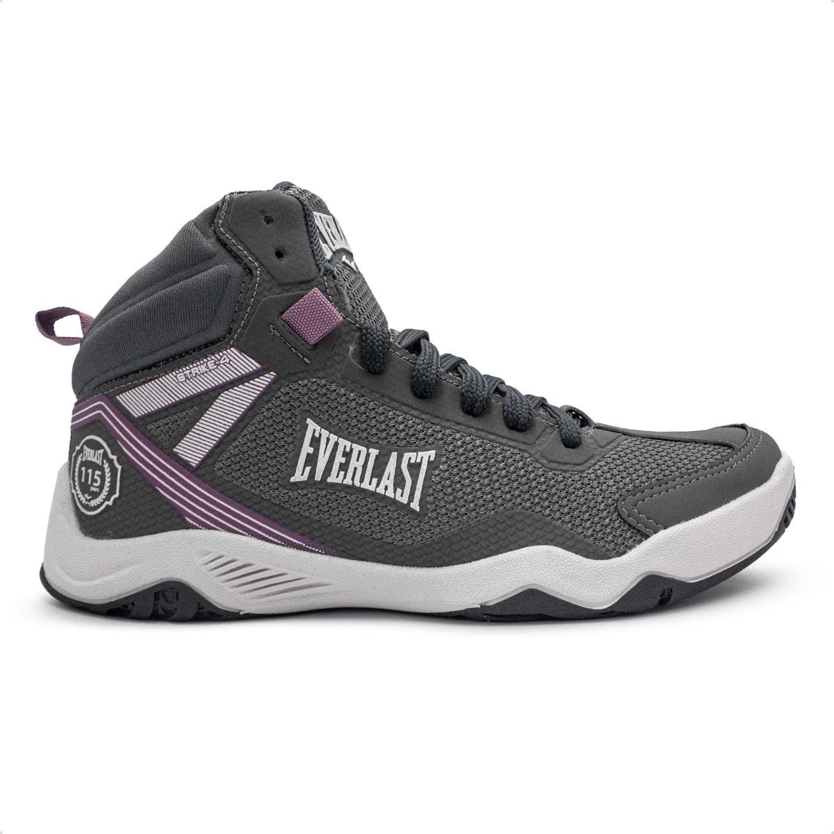 Tênis Everlast Feminino Strike 4 Cinza/Lilás 1
